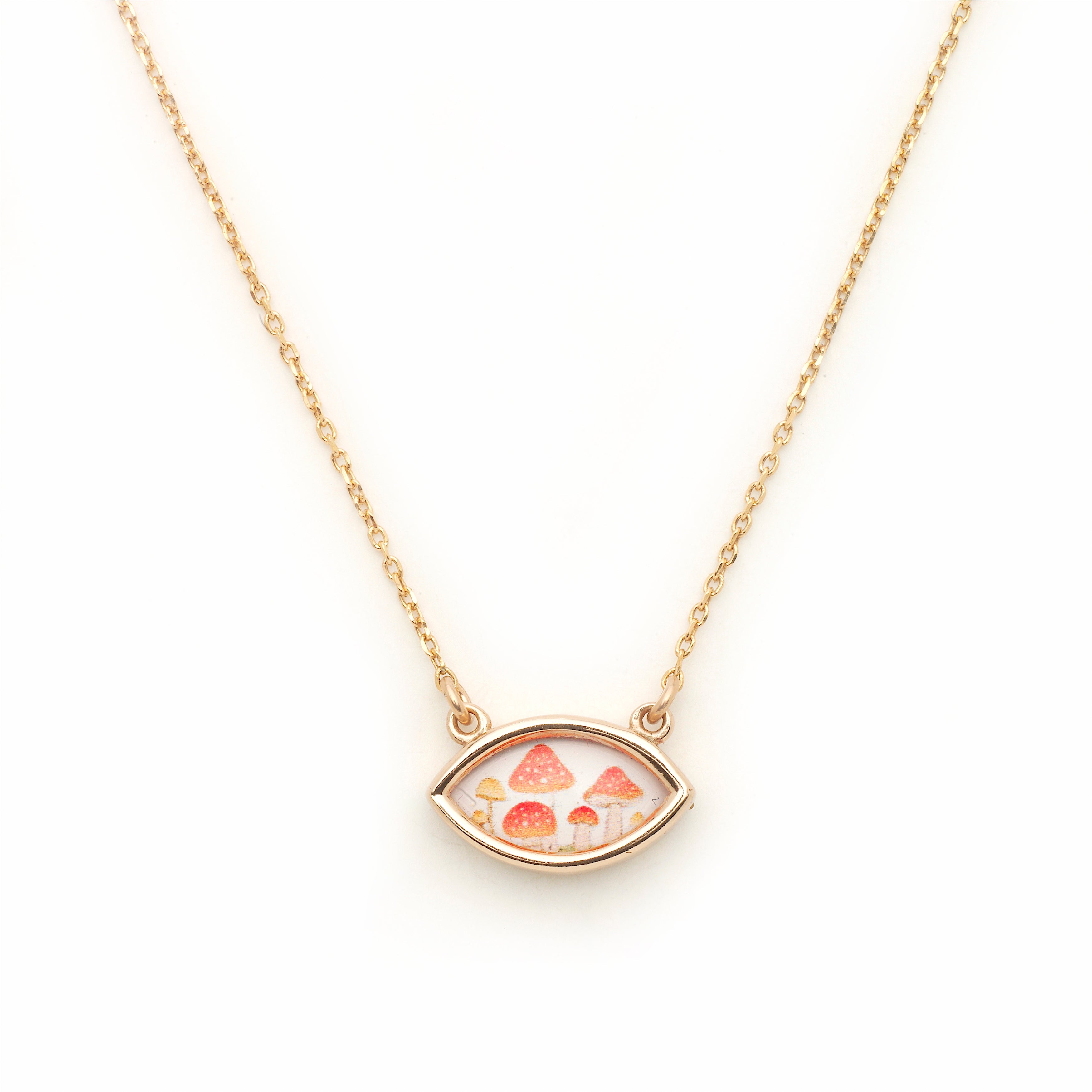 Mushroom Necklace