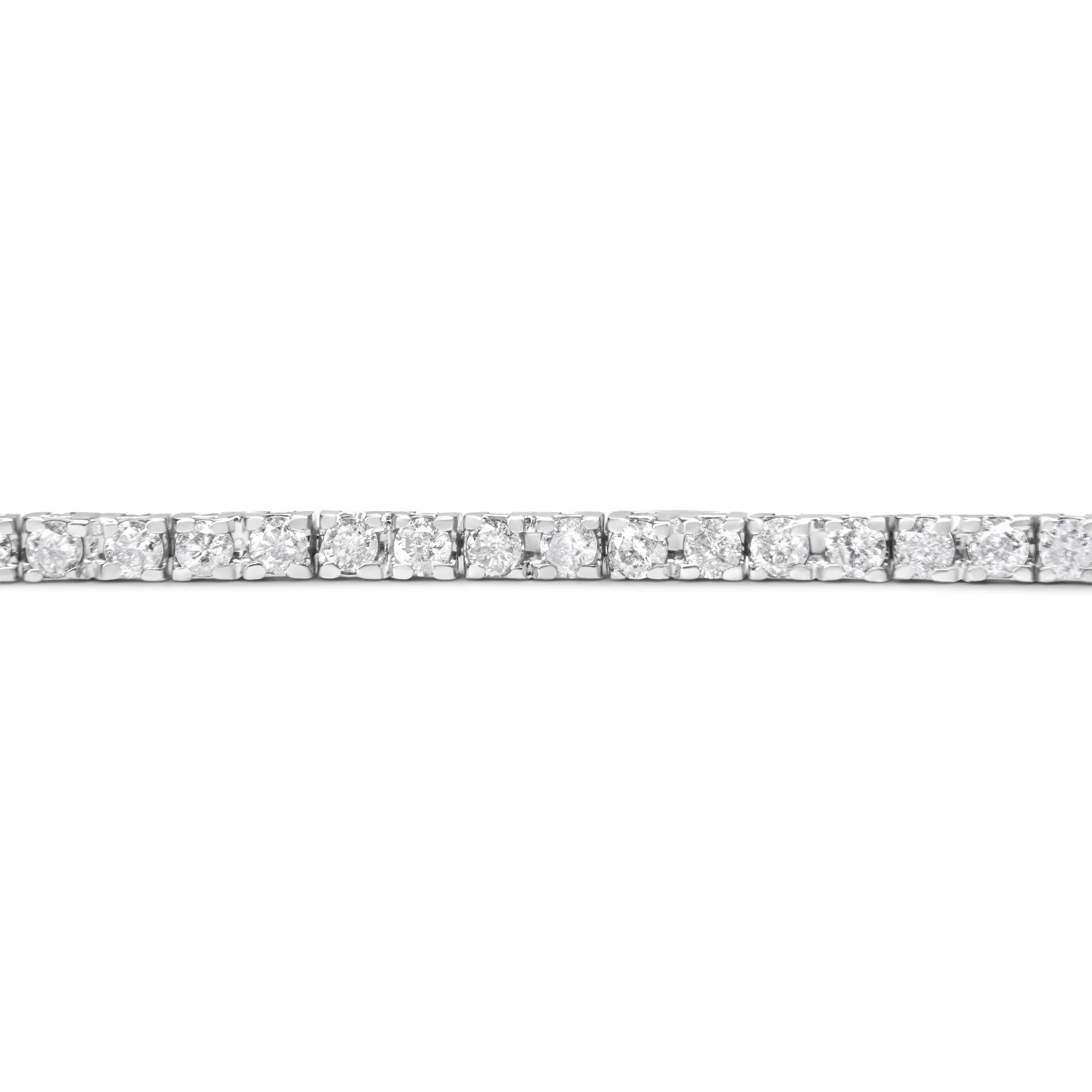 10K White Gold 2.0 Cttw Prong Set Round-Cut 7.25