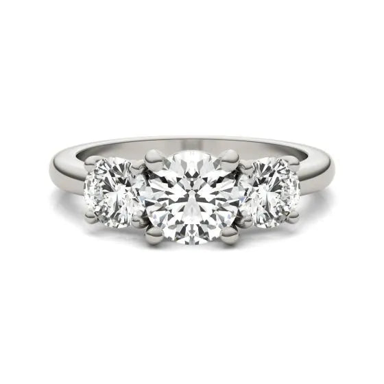 AGI Certified 2 CTW Classic Three-Stone Round Lab Grown Diamond (G-VS)