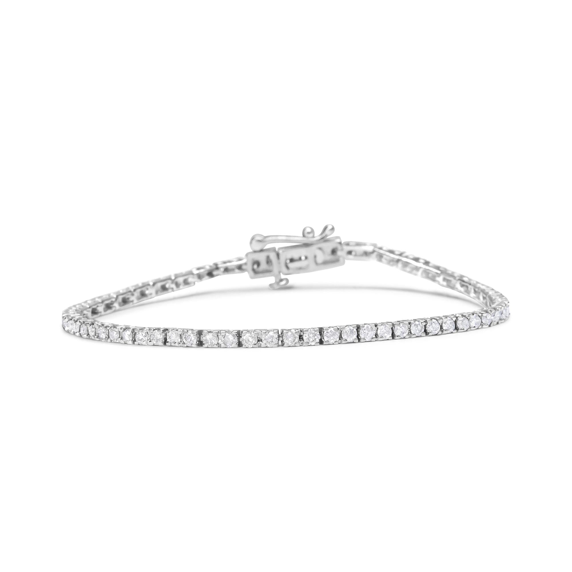 10K White Gold 2.0 Cttw Prong Set Round-Cut 7.25