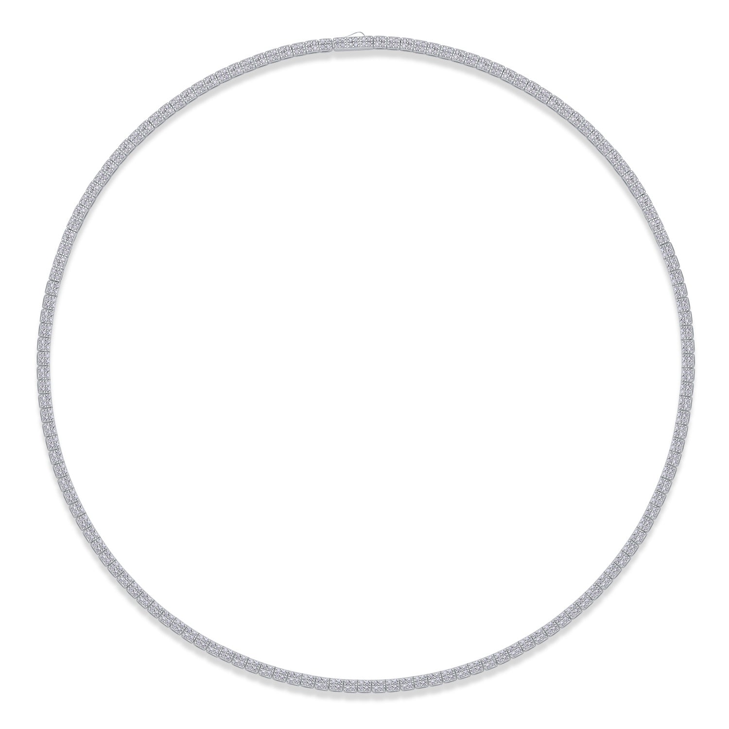 Winter Lake Luxury Fashion Set Mosan Diamond S925 Silver Necklace