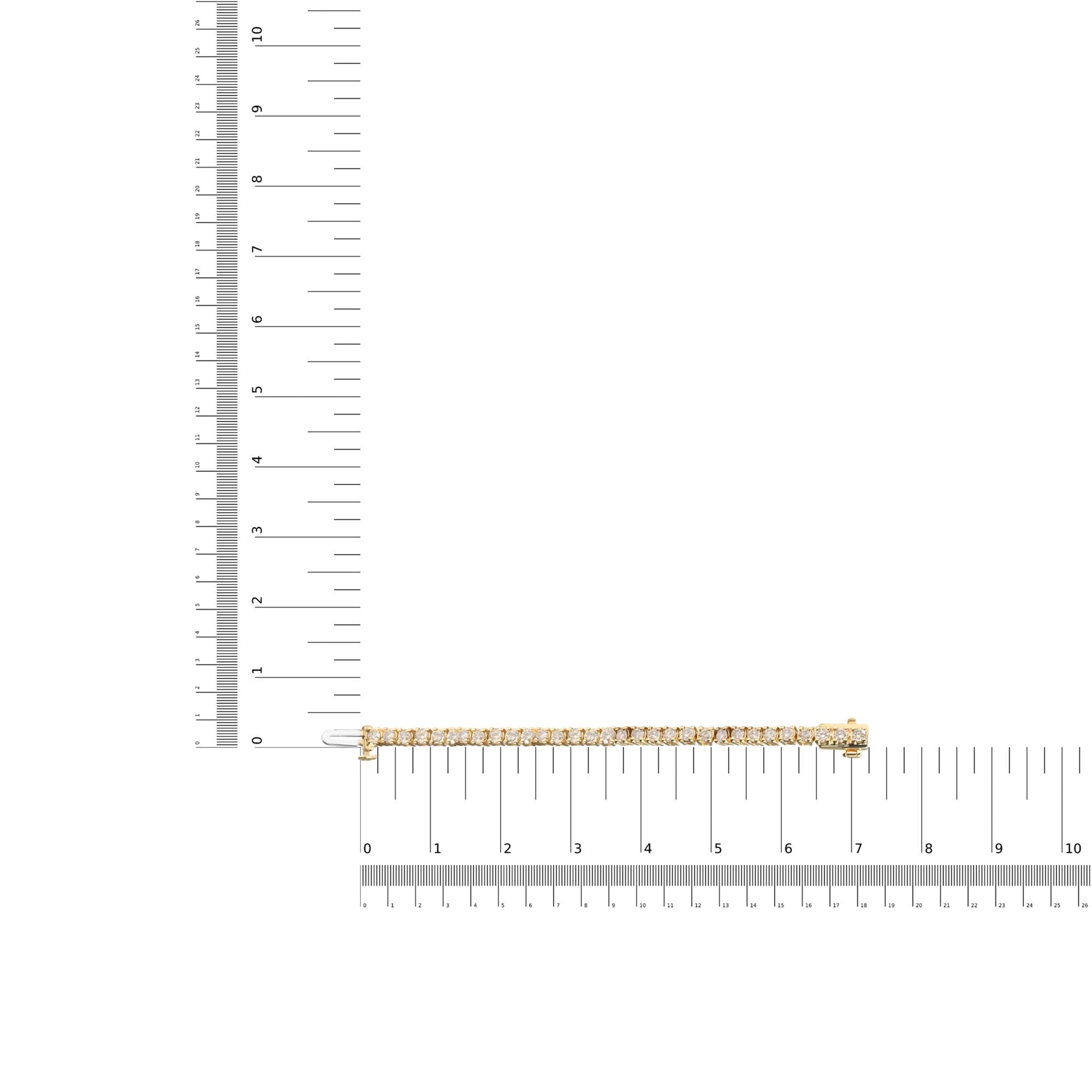 14K Yellow Gold 6.0 Cttw Classic 4 Prong Set Round Brilliant Cut