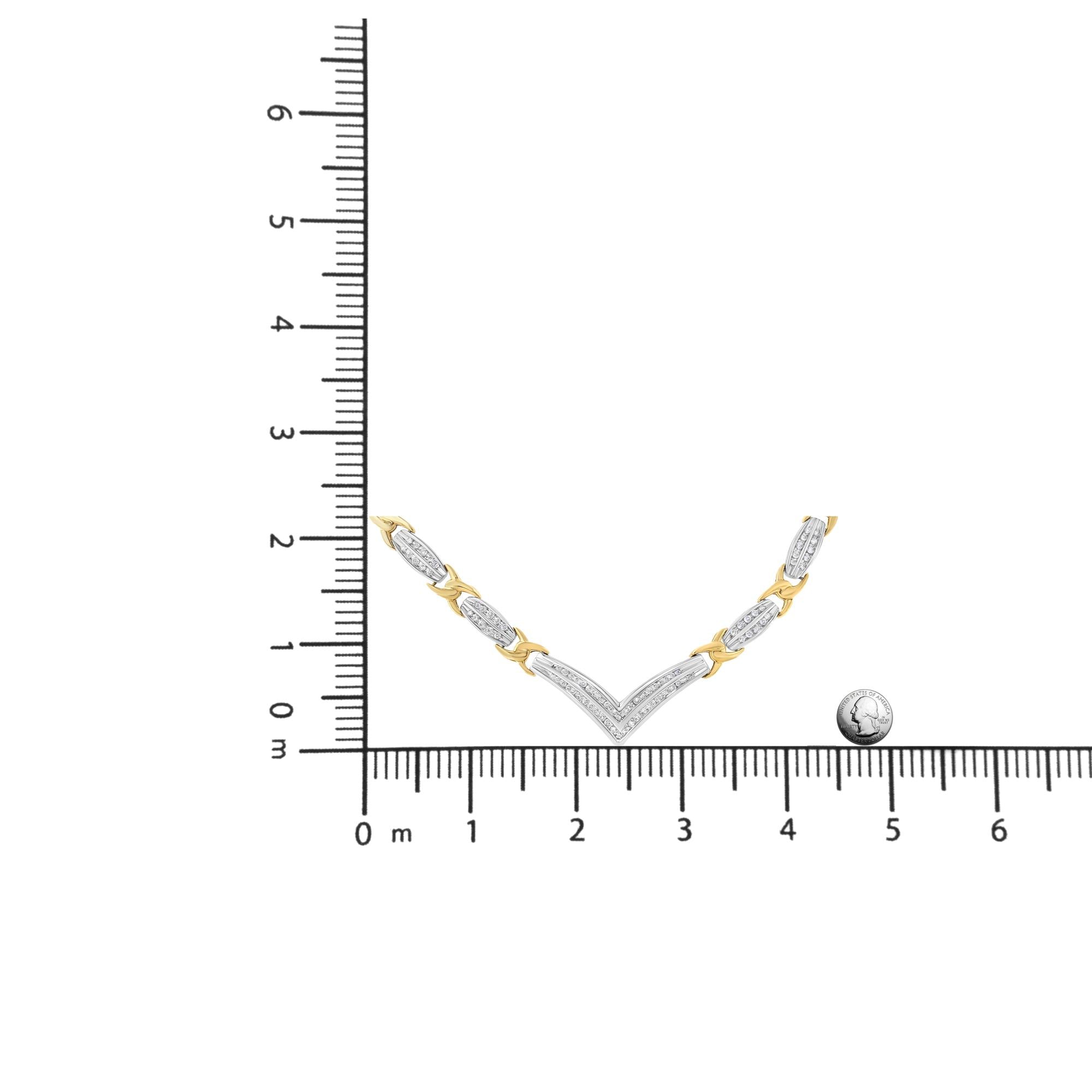 10K Yellow and White Gold 1.0 Cttw Round and Princess cut Diamond 