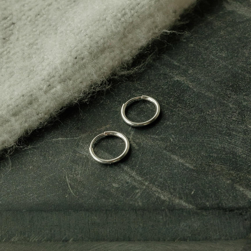 Sterling Silver Endless Hoops Earrings