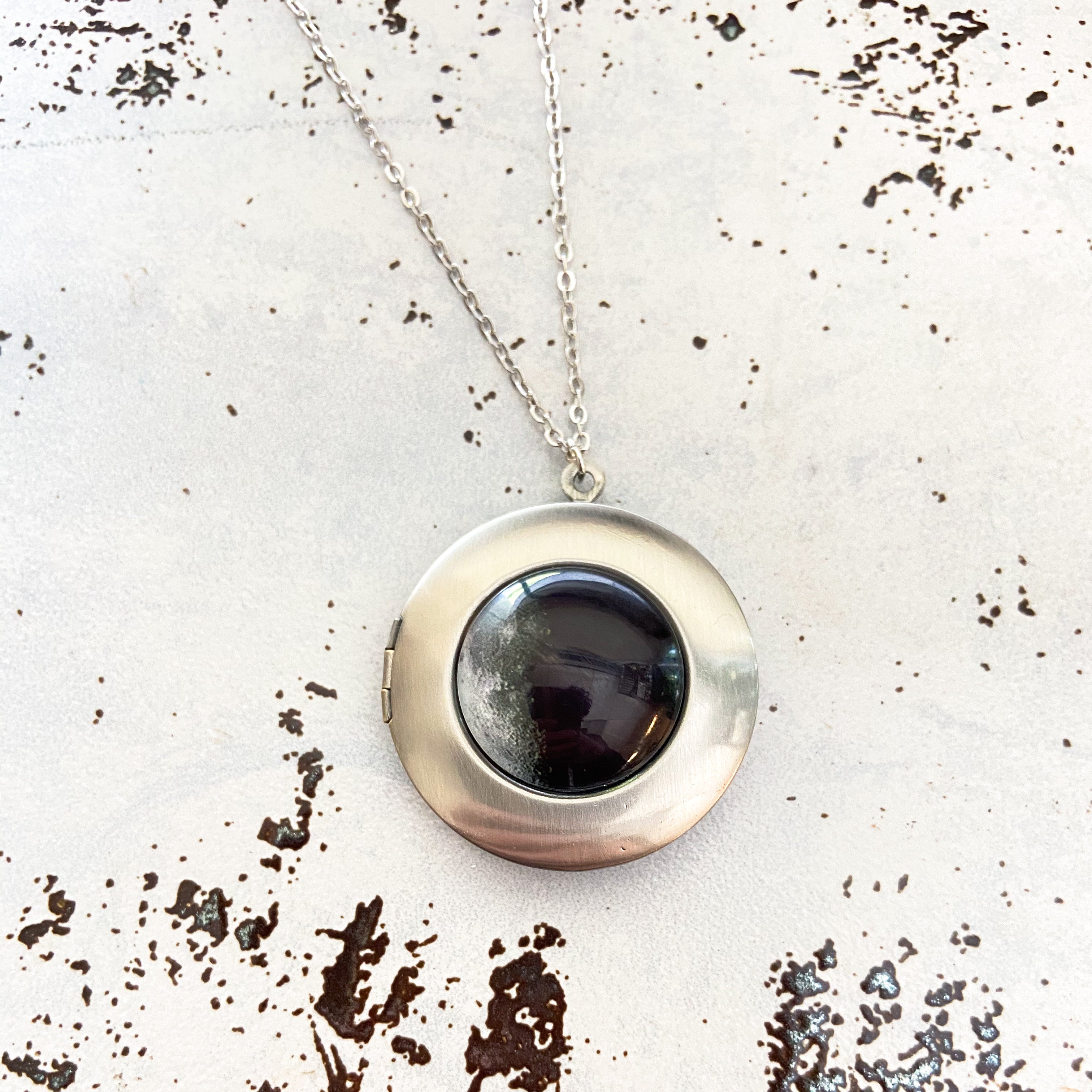 My Moon Locket Pendant Necklace