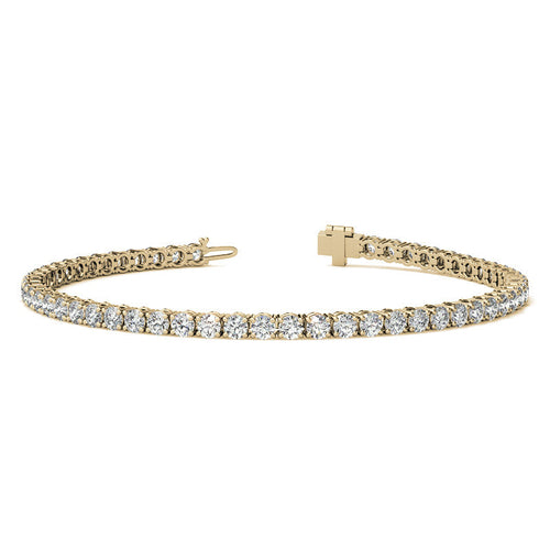 4.00 CTW AGI Certified Lab-Grown Diamond (G/VS) Tennis Bracelet in