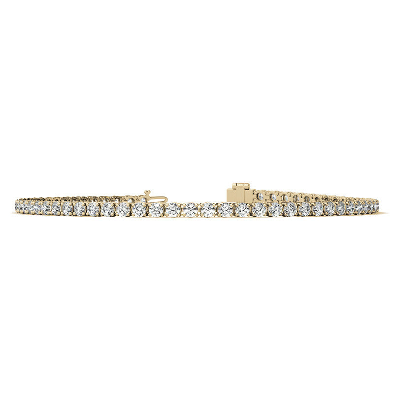 3.50 CTW Lab Grown Diamond Tennis Bracelet  in 14kt White/Yellow Gold