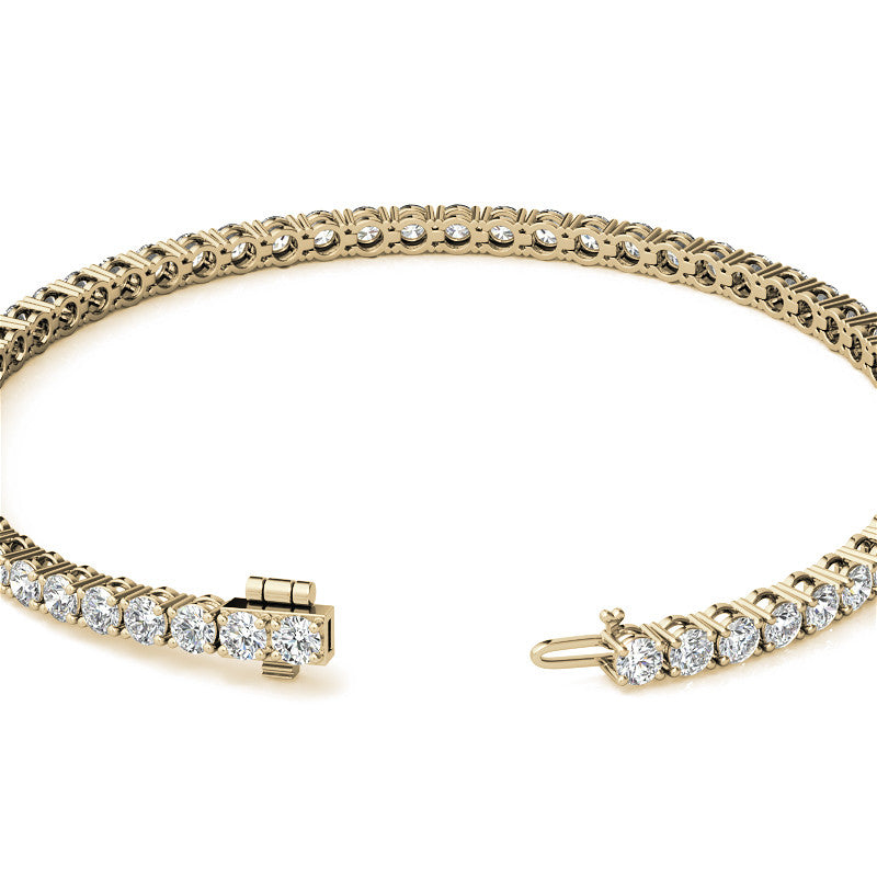 4.00 CTW AGI Certified Lab-Grown Diamond (G/VS) Tennis Bracelet in