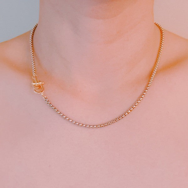 U Link Lock Chain Necklace