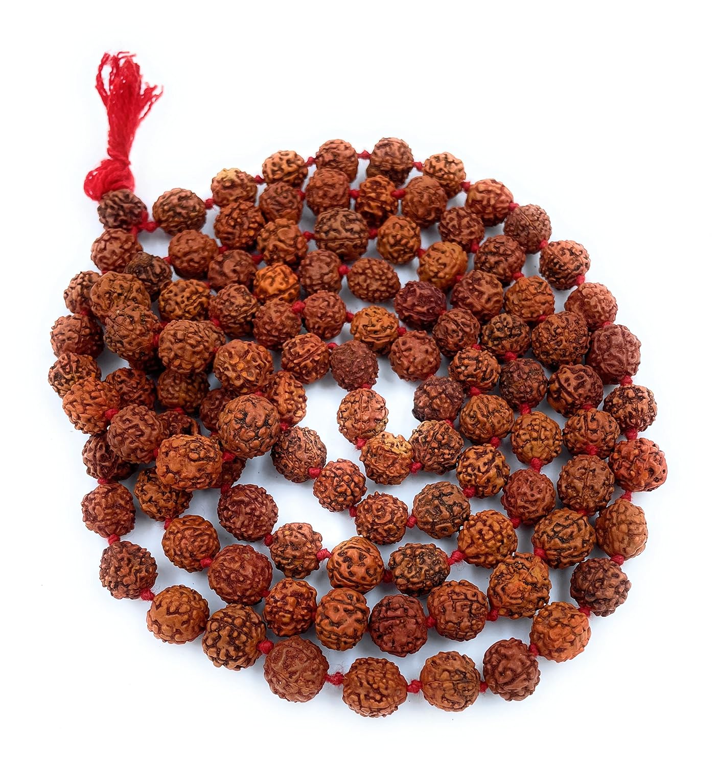 PRG Authentic Devotional Necklace(5 Mukhi Rudraksha Mala) for Chanting