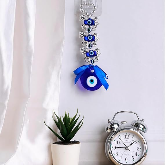 PRG 3 Horse Evil Eye Hanging for Home & Car Decoration