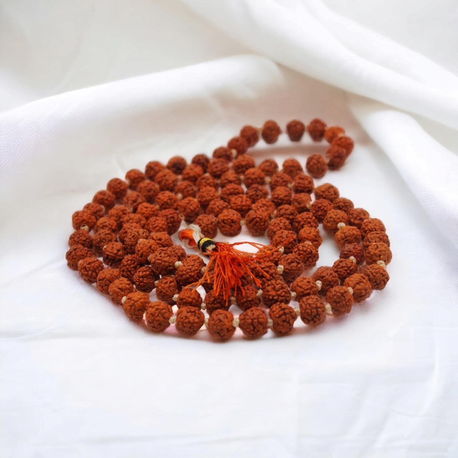 PRG Authentic Devotional Necklace(5 Mukhi Rudraksha Mala) for Chanting