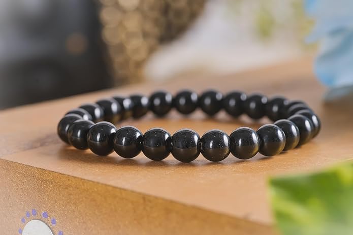 PRG Ruby Agate Bracelet for Emotional Healing and Strength Black