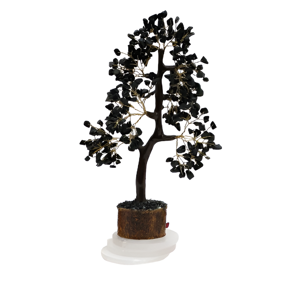 PRG Black Crystal Tree for Good Luck,Wealth & Positive Energy