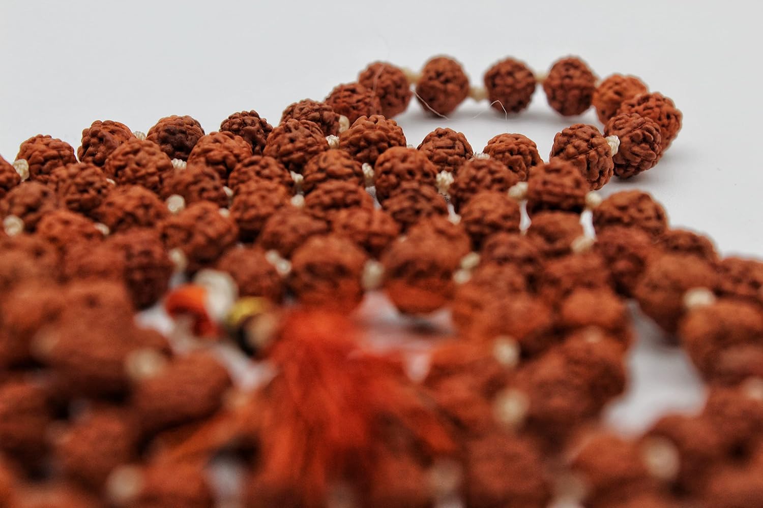 PRG Authentic Devotional Necklace(5 Mukhi Rudraksha Mala) for Chanting