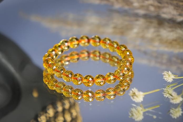 PRG Ruby Agate Bracelet for Emotional Healing and Strength Yellow