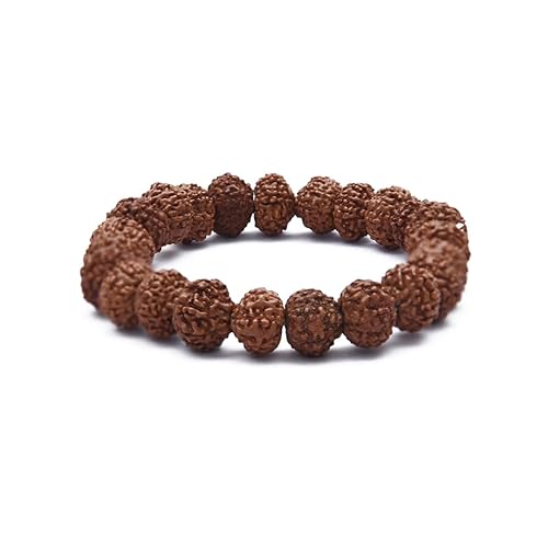 PRG Handmade 5 Mukhi Rudraksha Bracelet for Prayer & Blessings