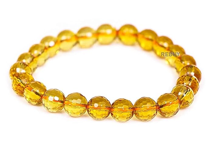PRG Ruby Agate Bracelet for Emotional Healing and Strength Yellow