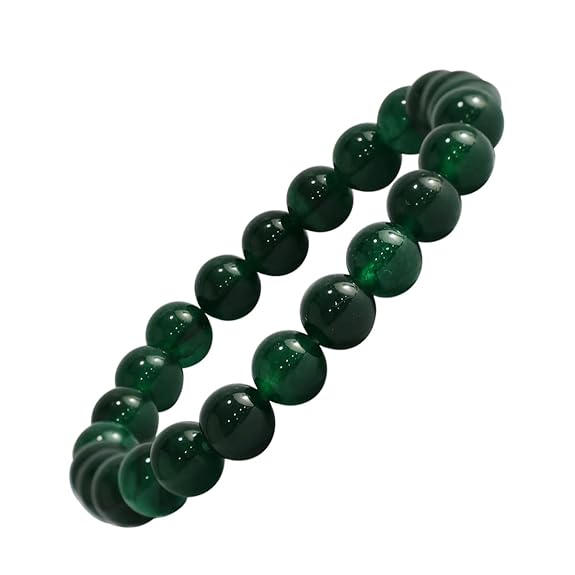 PRG Green Ruby Agate Bracelet for Emotional Healing and Strength