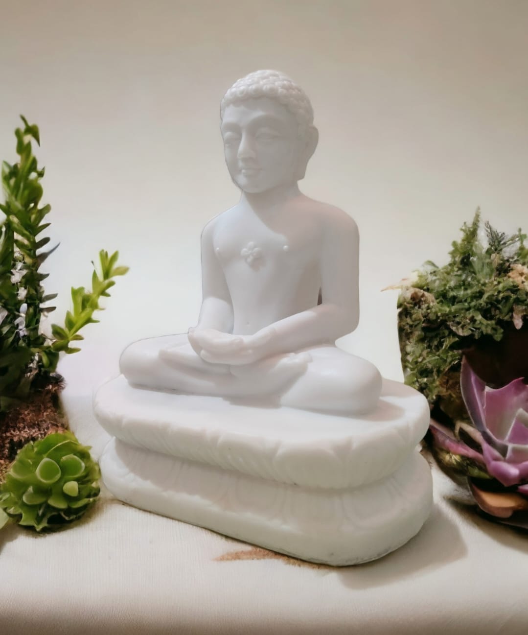 Mahavir Jain Ji Marble Statue Figurine/Idol