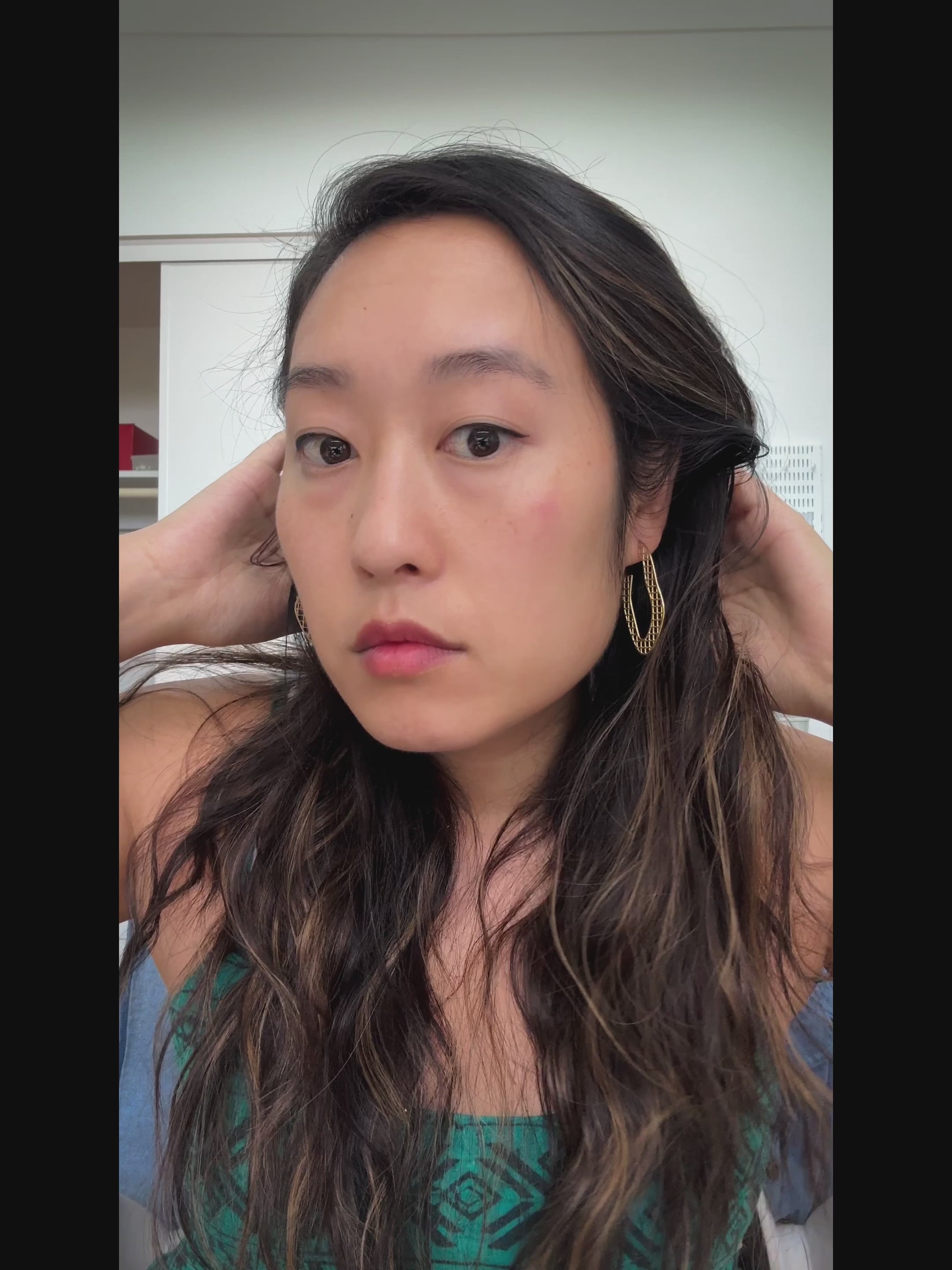 KINETIC Hoops | brass hoop earrings