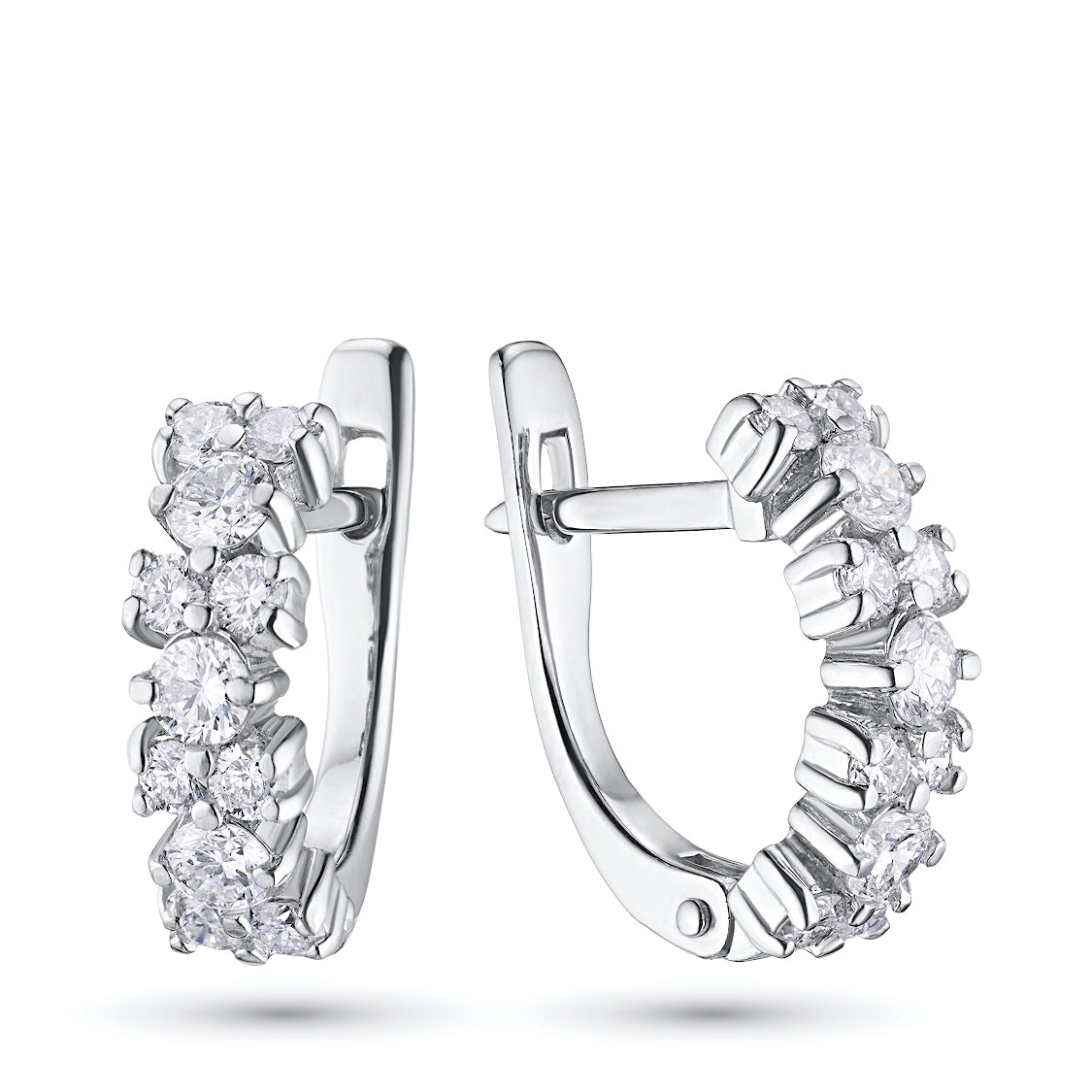 14K White Gold Earrings