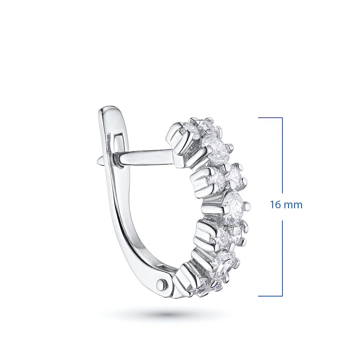 14K White Gold Earrings