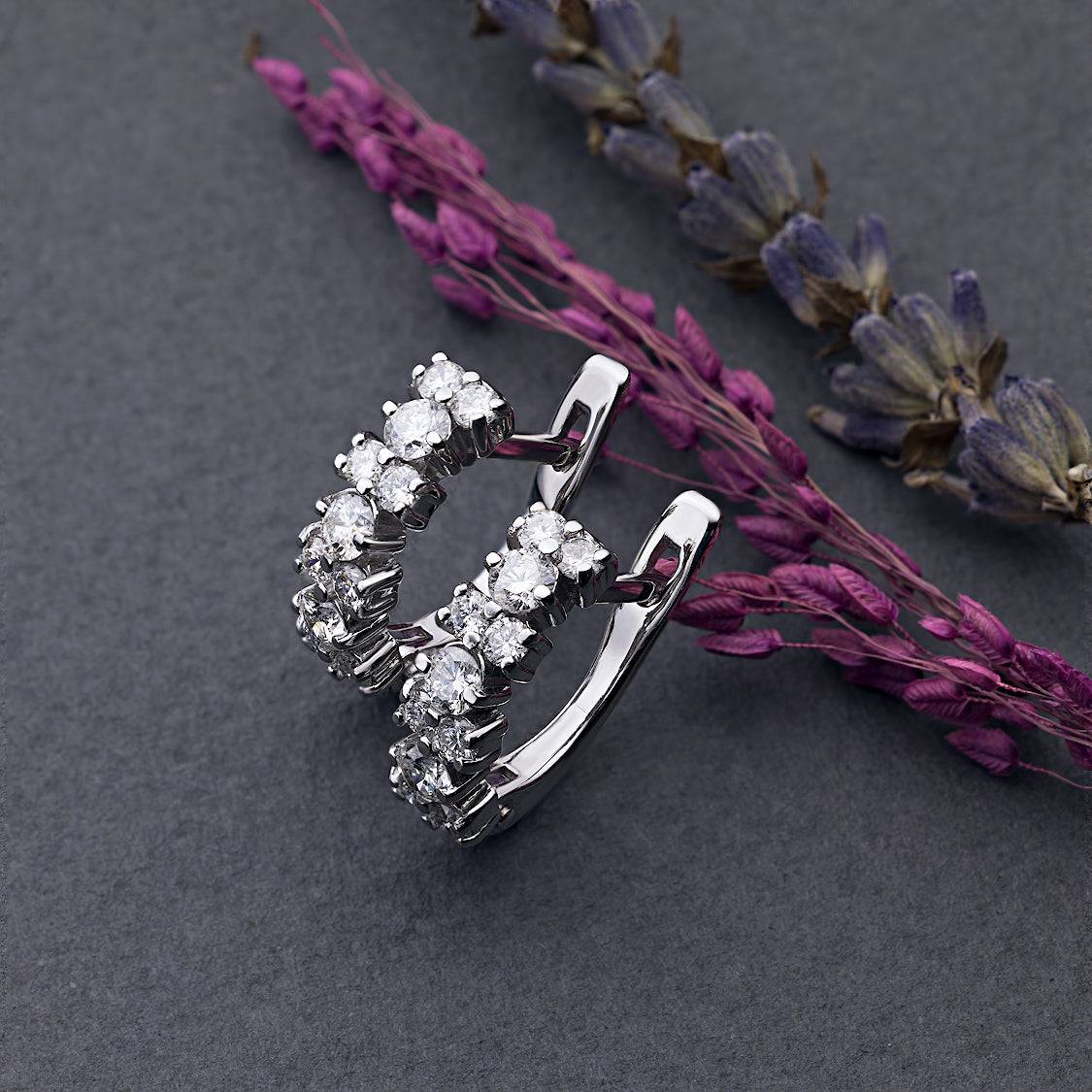 14K White Gold Earrings