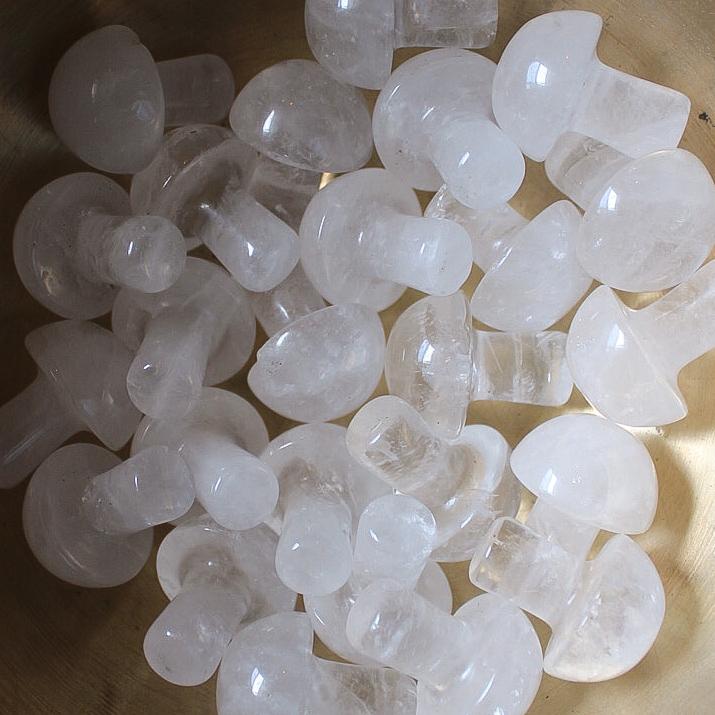 Mini Crystal Mushrooms, Quartz